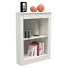 Inval Corner Bookshelf Wall Unit 31.8 in. H 2-shelf in Washed Oak BE-12904